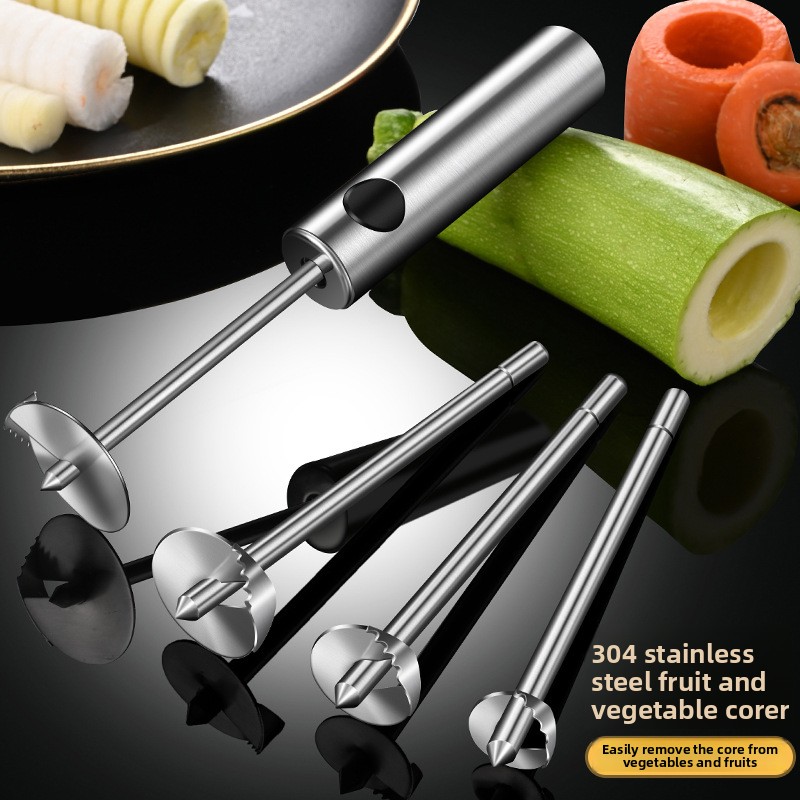Kitchen Gadgets Tools - 1세트 주방용품 야채 드릴 코어러 조리기구