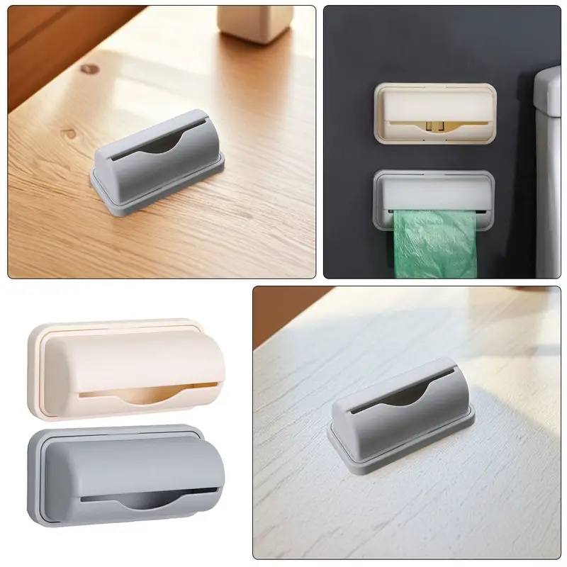 Kitchen Gadgets Organizer - 1/2/3/4개 벽걸이형 쓰레기봉투 디스펜서 주방 필수품