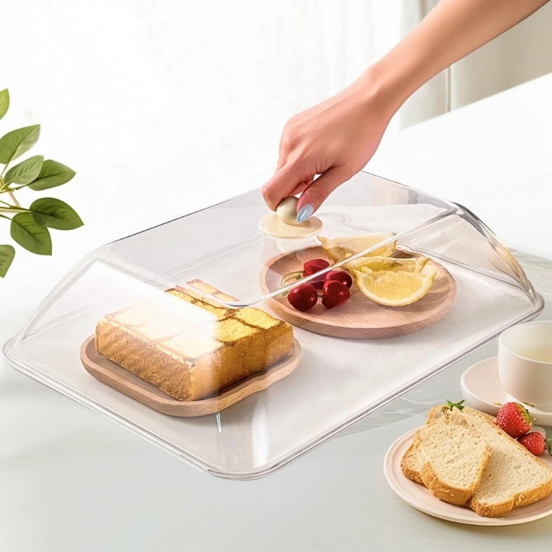Kitchen Gadgets Organizer - WORTHBUY 재사용 가능한 플라스틱 식품 커버