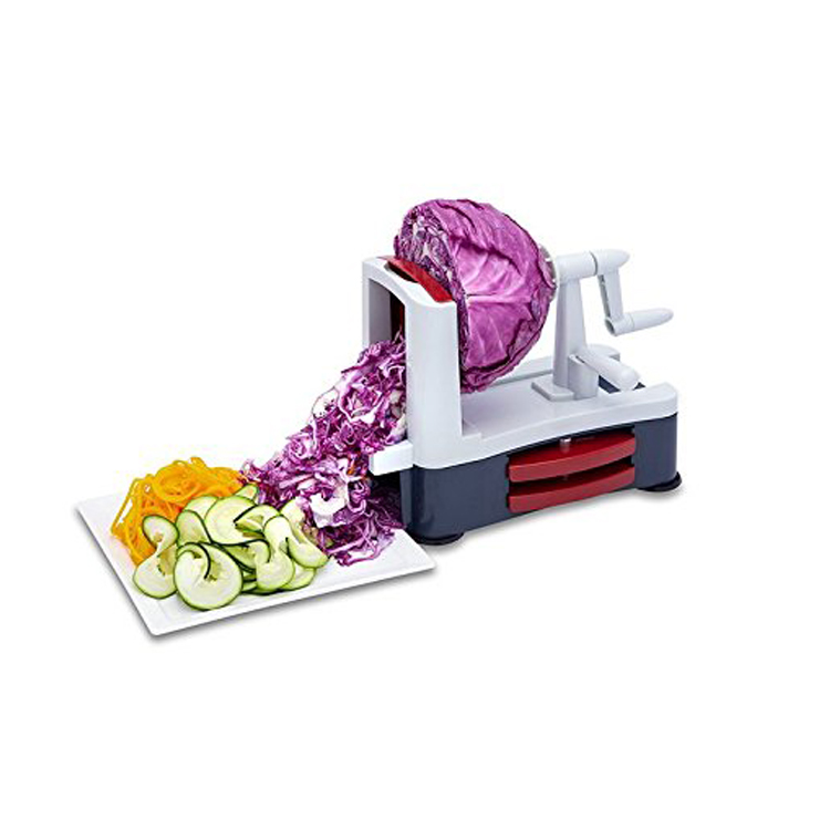 Spiralizer Vegetable Noodle - 야채 나선형 3 블레이드 슬라이서 분쇄기