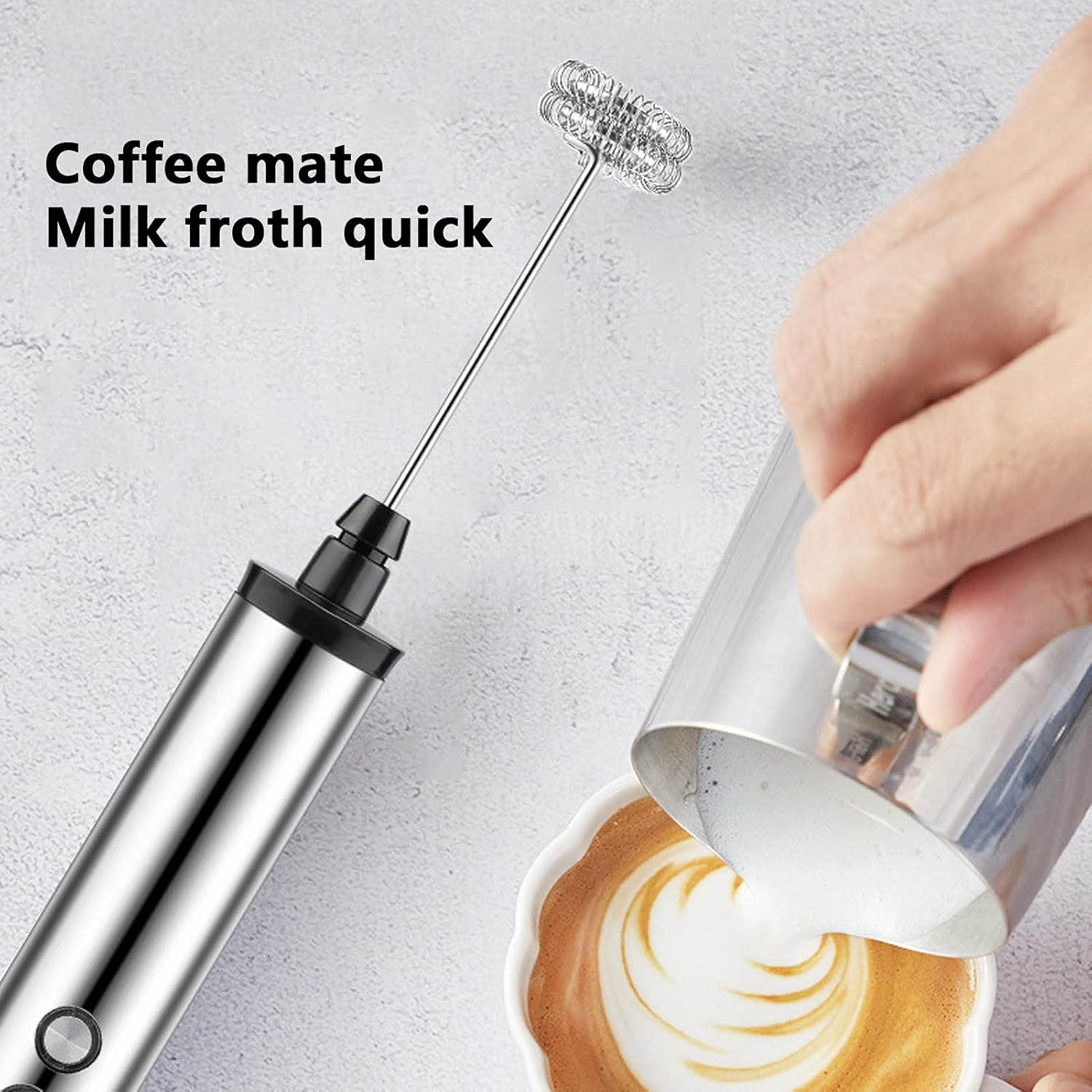 Milk Frother - 마그파이 3 in 1 핸드헬드 전동