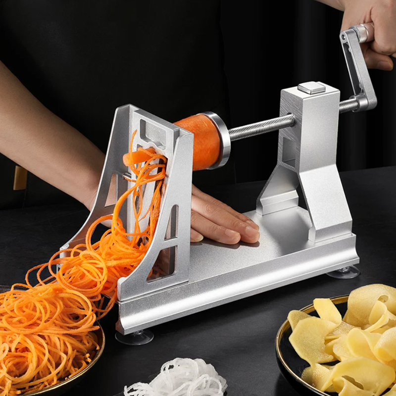 Spiralizer Vegetable Noodle - 금속 야채 스파이럴라이저 3중날 감자 슬라이서