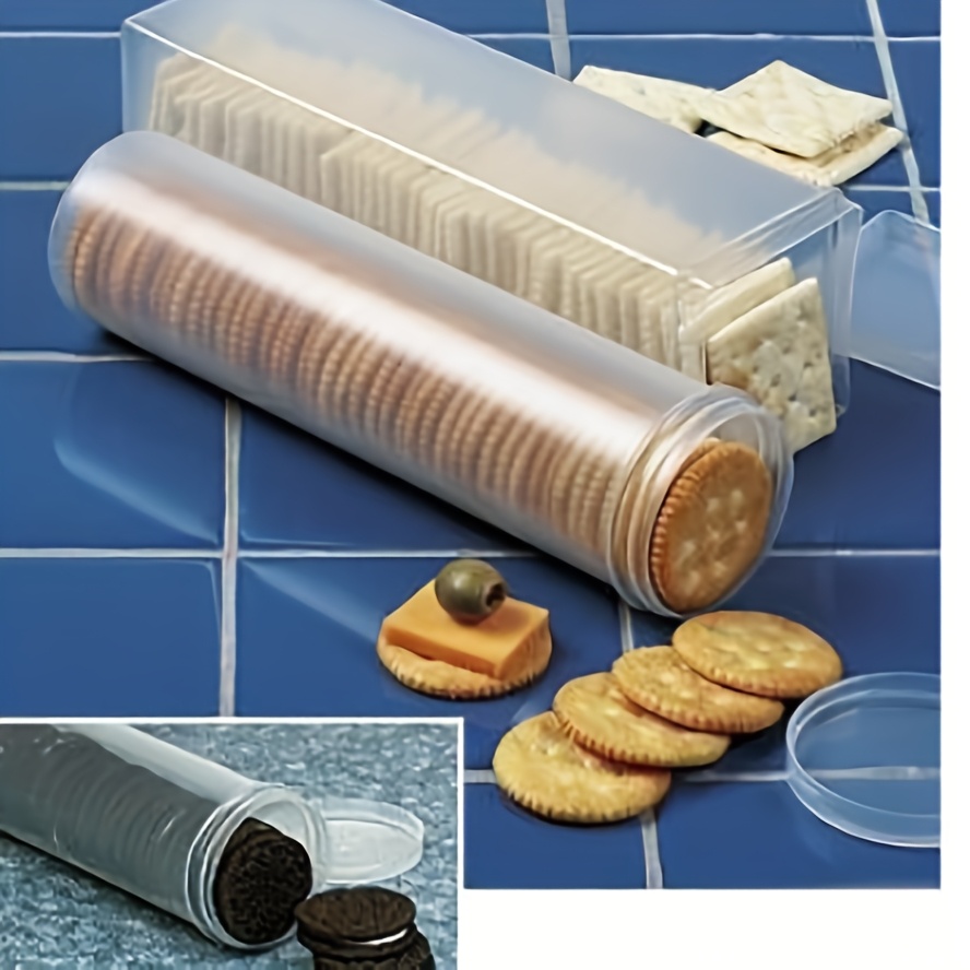 Kitchen Gadgets Organizer - 뚜껑이 있는 투명 직사각형 밀폐 식품
