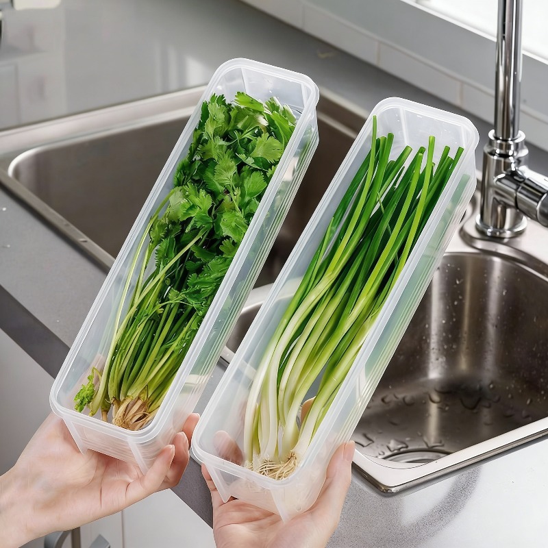 Kitchen Gadgets Organizer - 1/2/4개입 생양파 신선보관함 플라스틱 냉장고 보관함