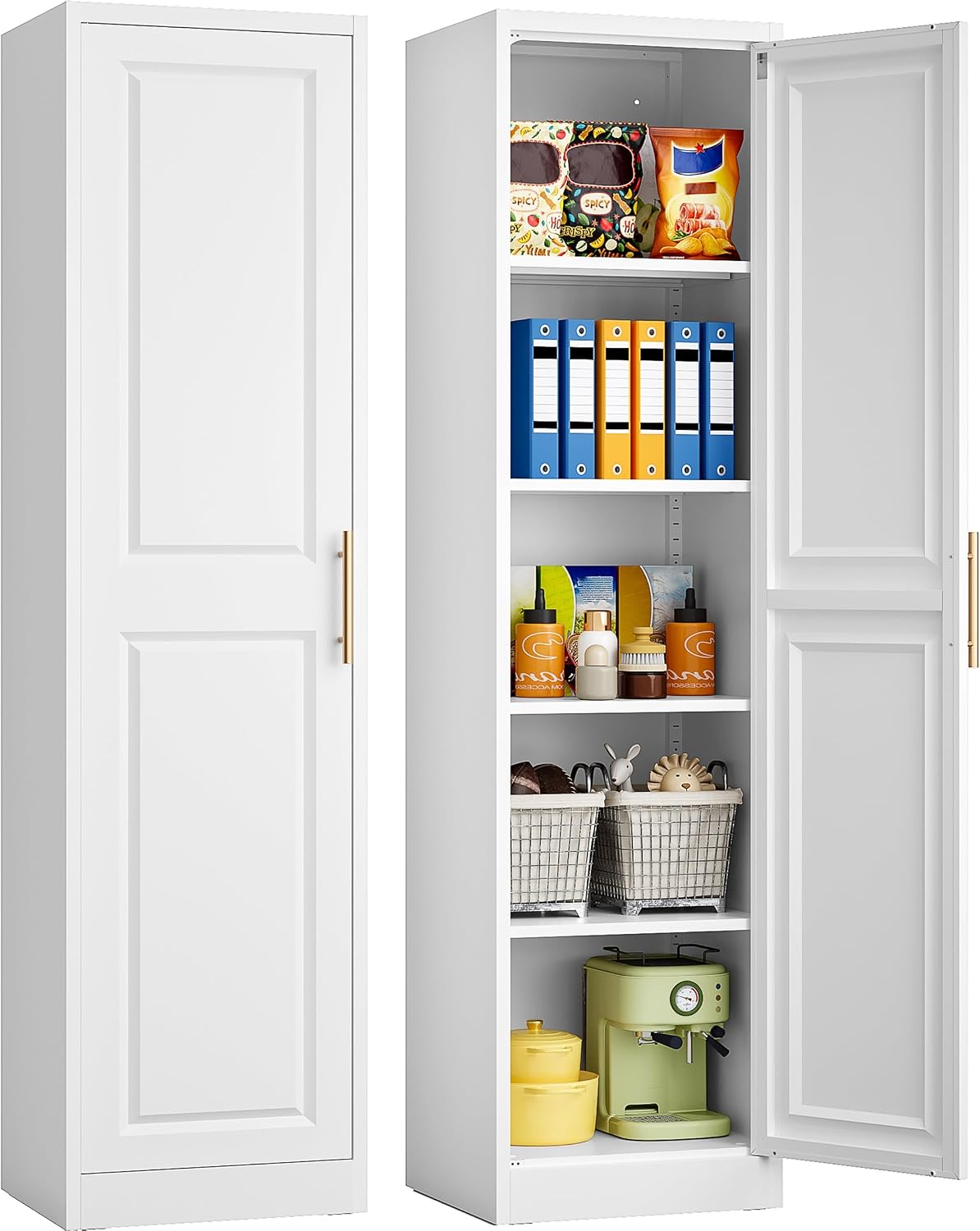 Kitchen Gadgets Organizer - 키가 크고 좁은 수납장, 한 개의