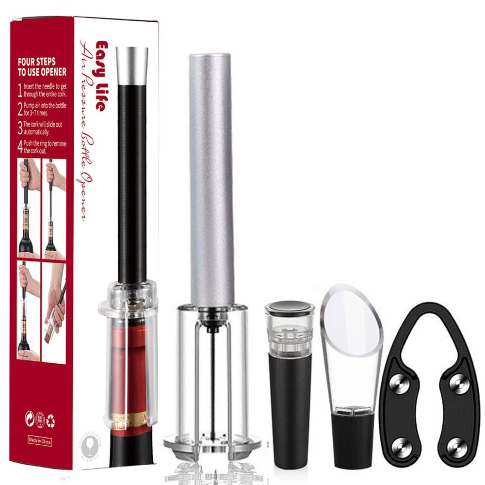 Kitchen Gadgets Website - 바 액세서리 와인 병따개 세트 알루미늄