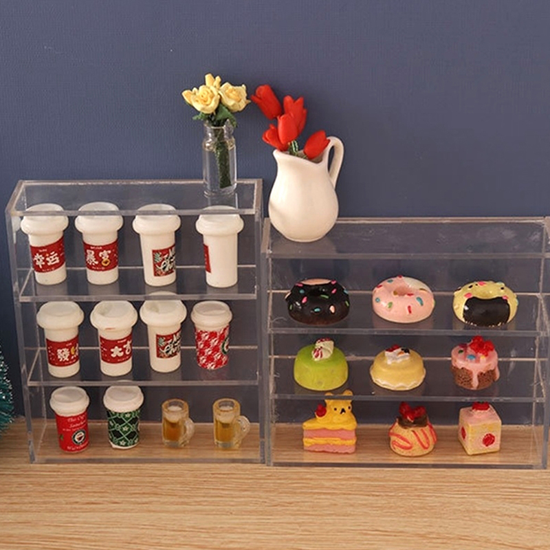 1Pc 1:12 인형 집 미니어처 다층 랙 찬장 보관  - Kitchen Gadgets Organizer 리뷰 및 가격