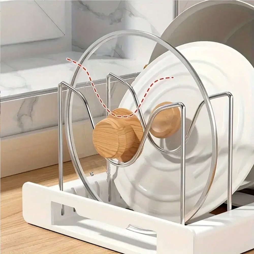1pc 궁극적 인 주방 주최자 냄비 뚜껑 홀더가있는 공 - Kitchen Utensil Holder 리뷰 및 가격