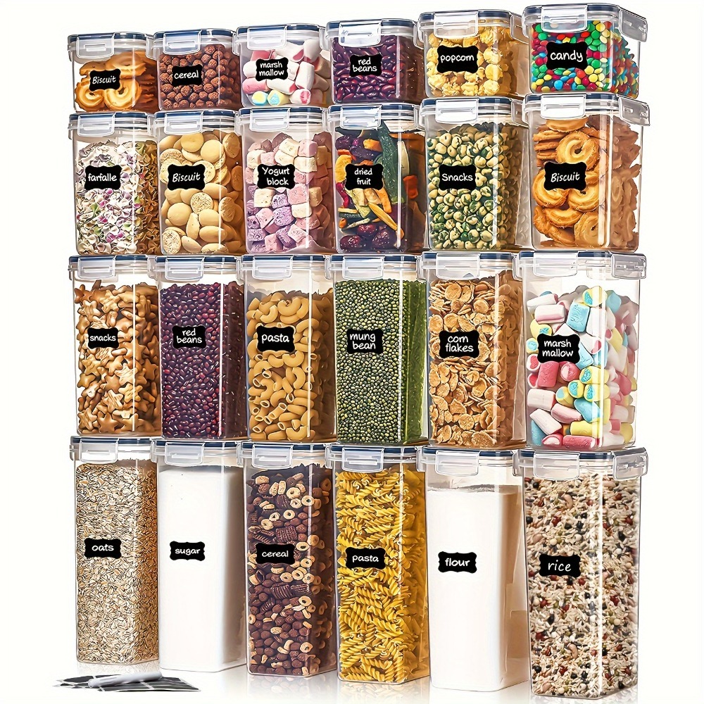 밀폐용기 24피스 세트 용기 12개 뚜껑 12개 반찬통 - Kitchen Gadgets Organizer 리뷰 및 가격
