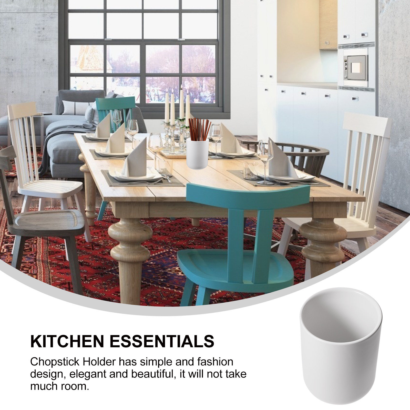 젓가락 홀더 주방 필수품 세라믹 안정적인 식기 보관함  - Kitchen Utensil Holder 리뷰 및 가격