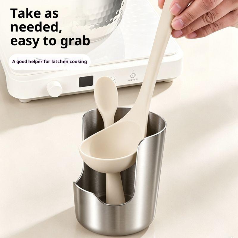 스테인리스 스틸 스푼 홀더 랙 뚜껑 및 식기류 홀더 다 - Kitchen Utensil Holder 리뷰 및 가격