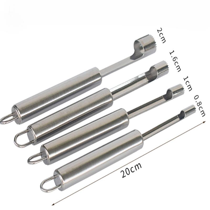 4pcs 과일 코어 제거기 커터 주방 도구 스테인레스  - Kitchen Gadgets Tools 리뷰 및 가격