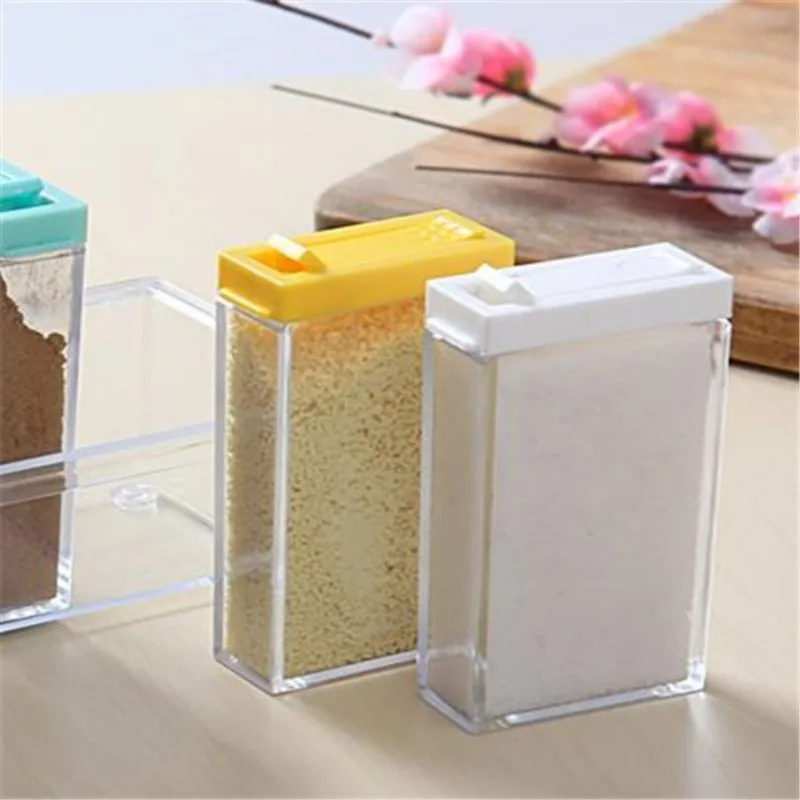 투명 조미료 6 그리드 조미료 상자 6 조각 세트 주방 - Kitchen Gadgets Organizer 리뷰 및 가격