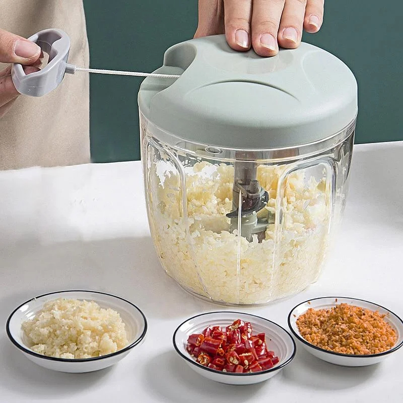 500/900ML 핸드 쵸퍼 수동 로프 푸드 프로세서  - Spiralizer Vegetable Noodle 리뷰 및 가격