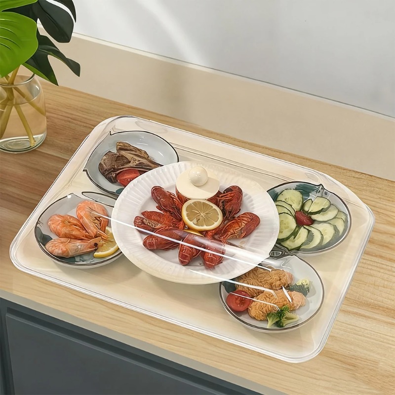 WORTHBUY 재사용 가능한 플라스틱 식품 커버 투명 - Kitchen Gadgets Organizer 리뷰 및 가격