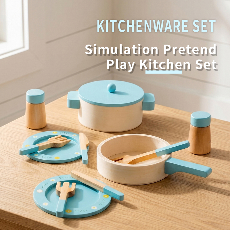 어린이용 원목 주방 놀이 세트, 냄비, 프라이팬, 조리 - Kitchen Gadgets For Kids 리뷰 및 가격