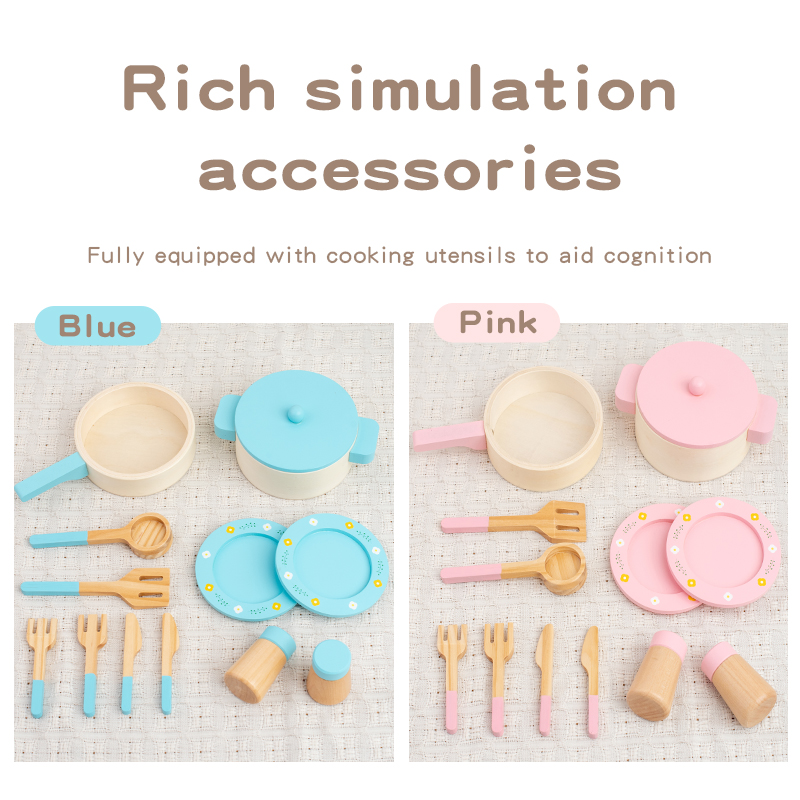 어린이용 원목 주방 놀이 세트, 냄비, 프라이팬, 조리 - Kitchen Gadgets For Kids 리뷰 및 가격