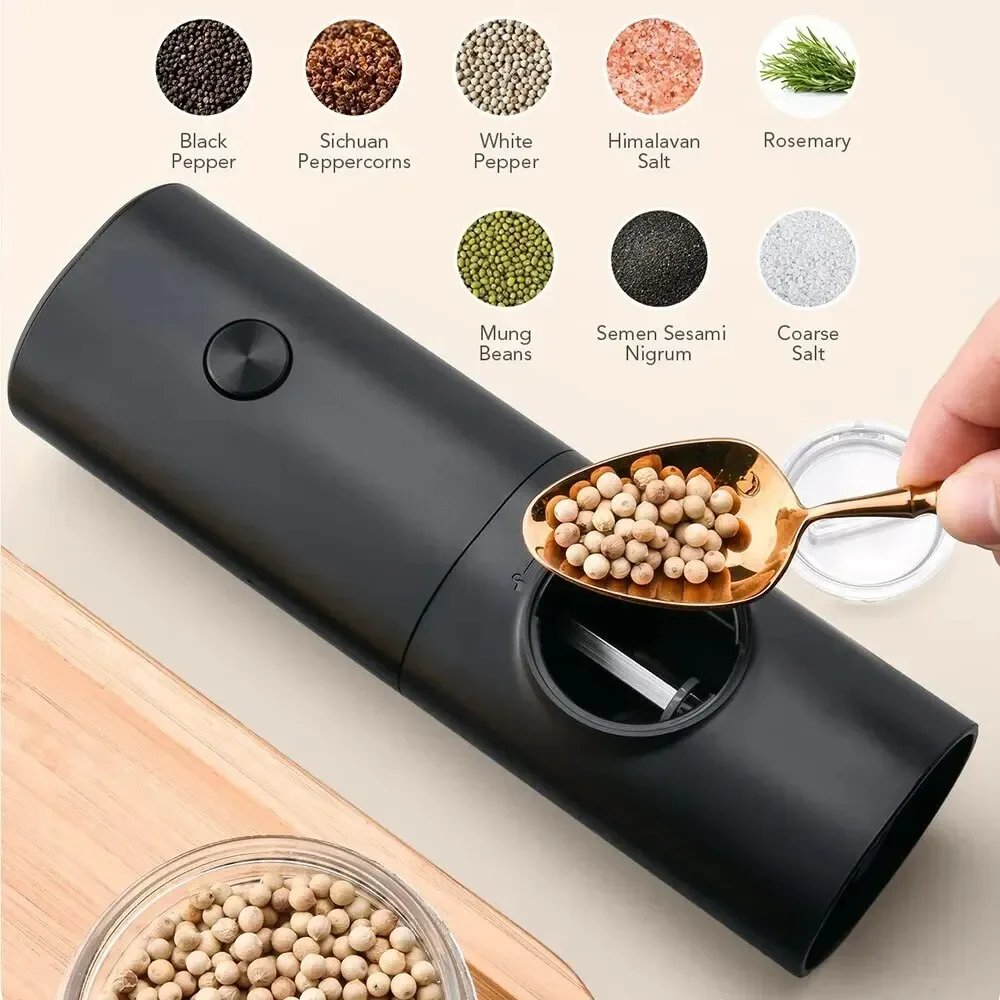 전기 소금 후추 연마기, 굵기 조절 가능, 리필 밀 배 - Kitchen Gadgets Smart 리뷰 및 가격