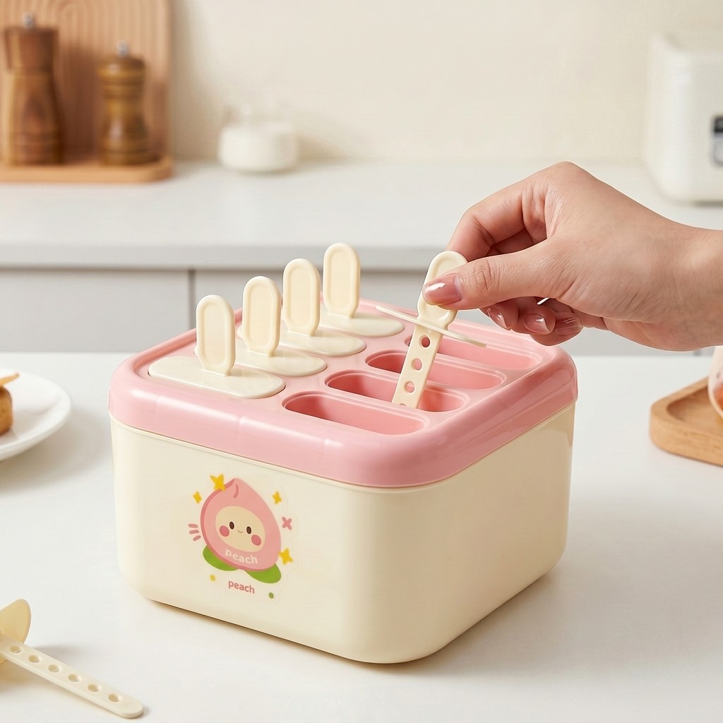 뚜껑이 있는 플라스틱 아이스바 몰드, 재사용 가능한 스 - Kitchen Gadgets For Kids 리뷰 및 가격