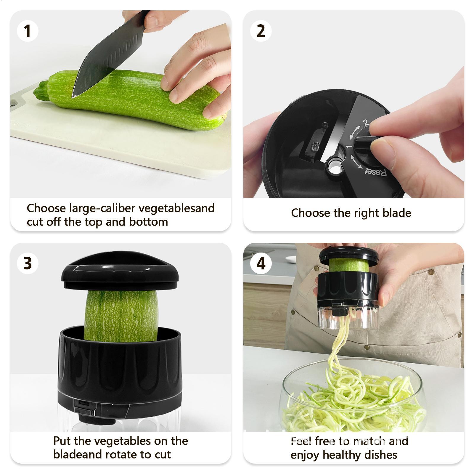 주치니 스파이럴라이저 누들 메이커 조절 가능 식기세척기 - Spiralizer Vegetable Noodle 리뷰 및 가격