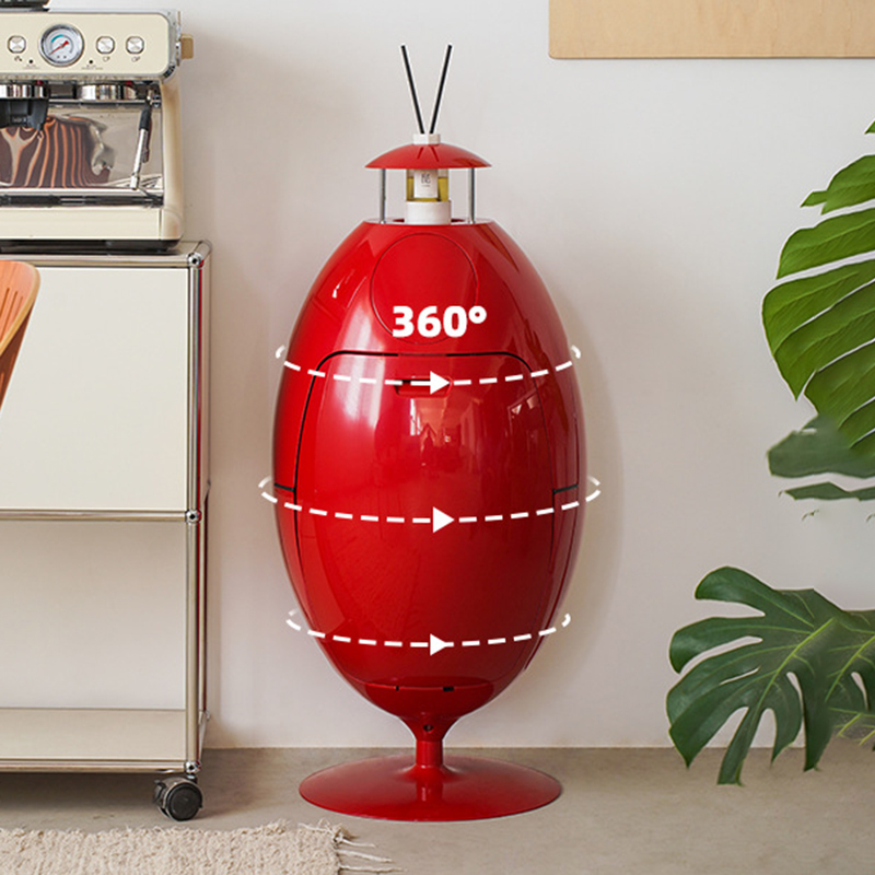 회전식 쓰레기통 가정용 거실 주방 쓰레기통 누름식 악취 - Kitchen Gadgets Luxury 리뷰 및 가격