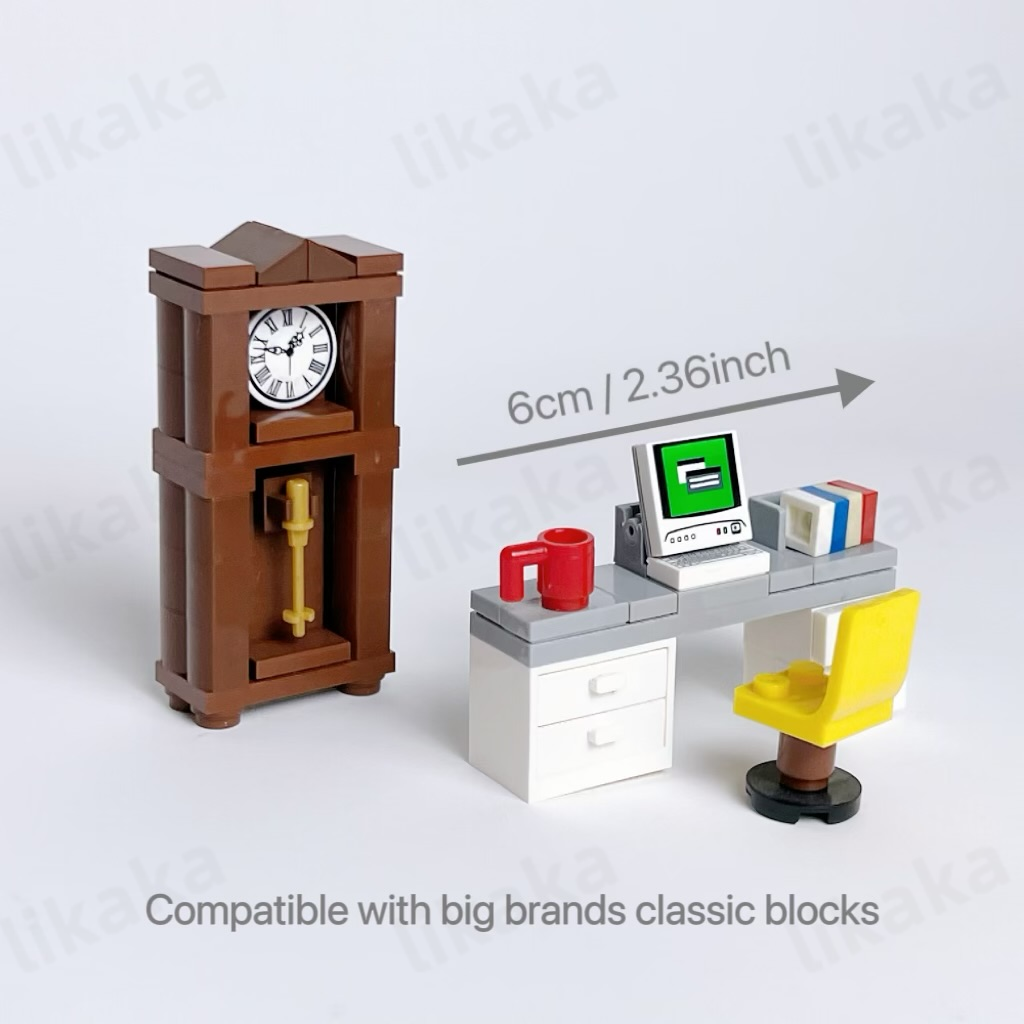 MOC 하우스 가구 블록 호환 도시 주방 침실 빌딩 블 - Kitchen Gadgets For Kids 리뷰 및 가격