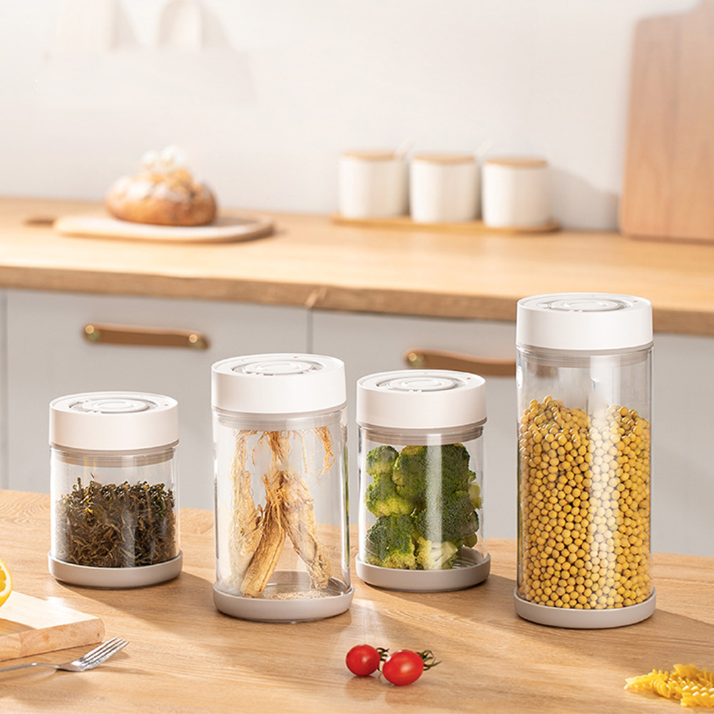 주방 습기 방지 유리 커피콩 항아리 자동 지능형 진공  - Kitchen Gadgets Organizer 리뷰 및 가격