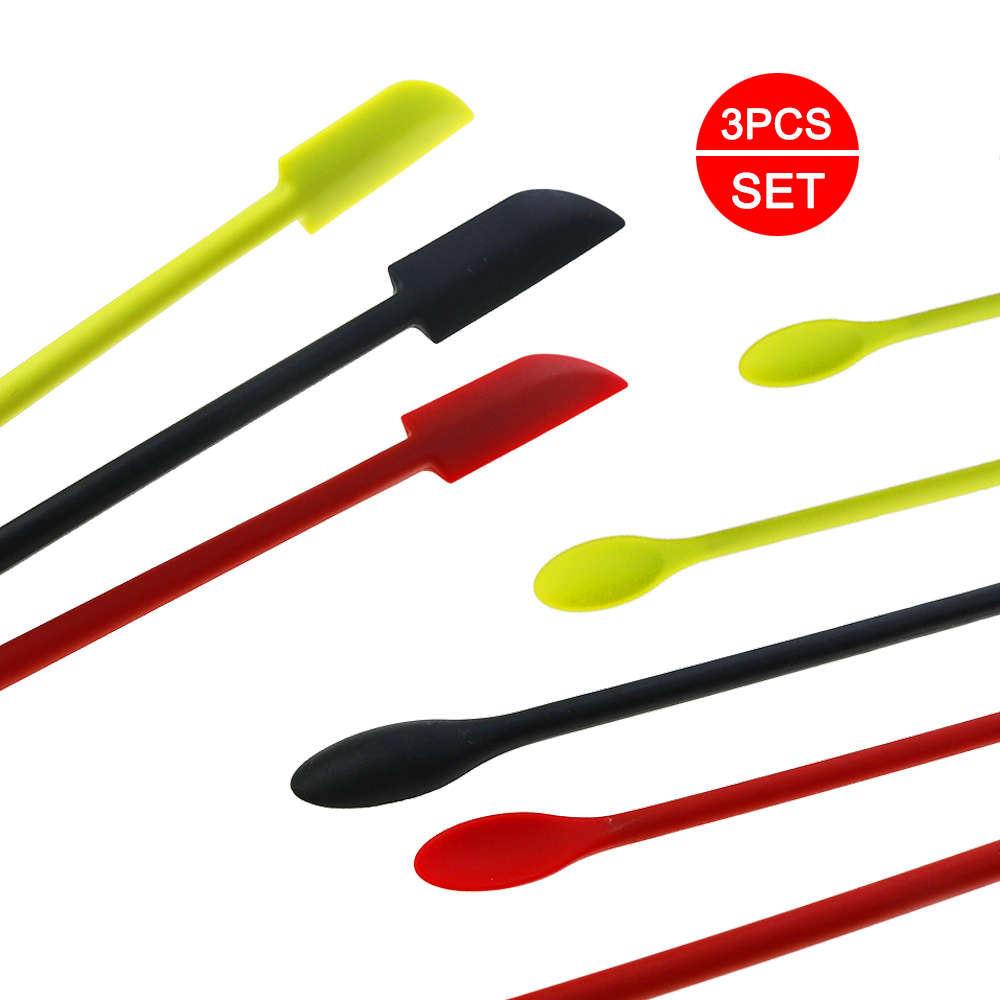 실리콘 안티 스틱 더블 헤드 미니 뒤집개, 작은 팁 잼 - Silicone Spatula Set 리뷰 및 가격