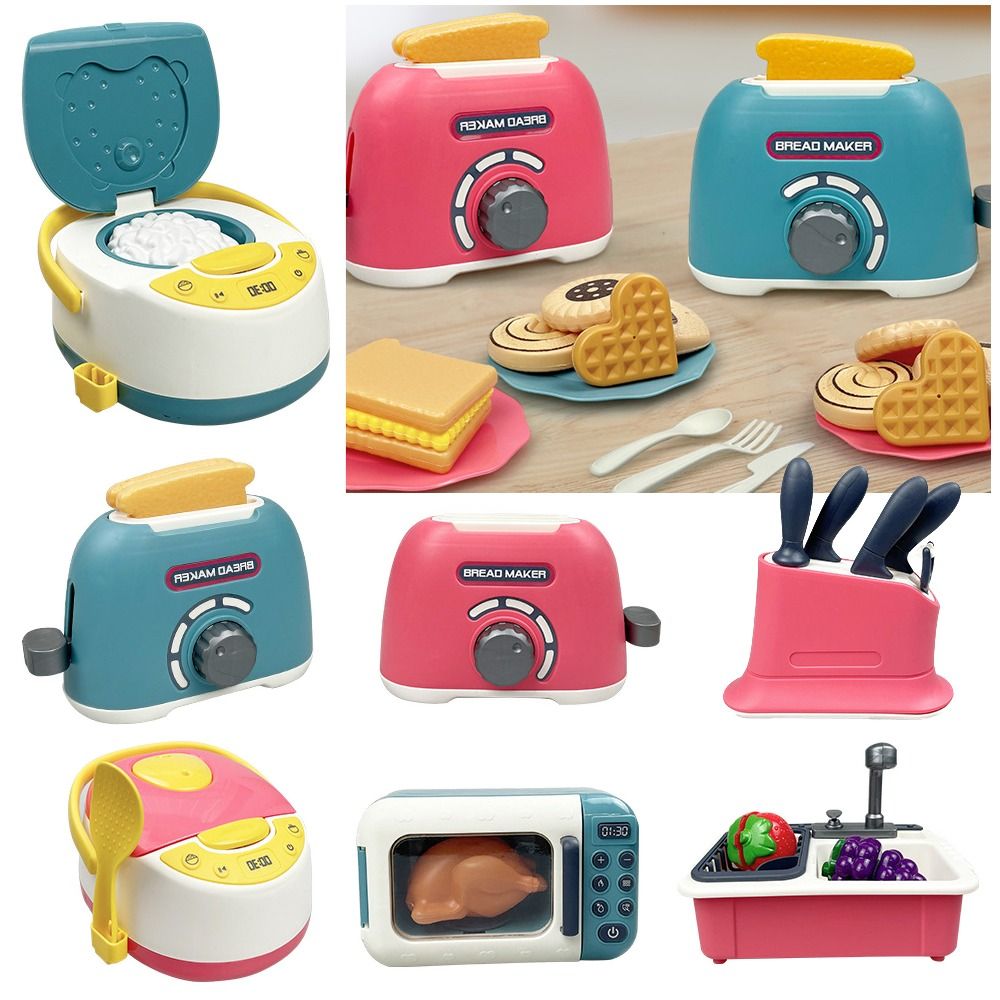 여러 가지 빛깔의 어린이 요리 Playset 전자 레인 - Kitchen Gadgets For Kids 리뷰 및 가격