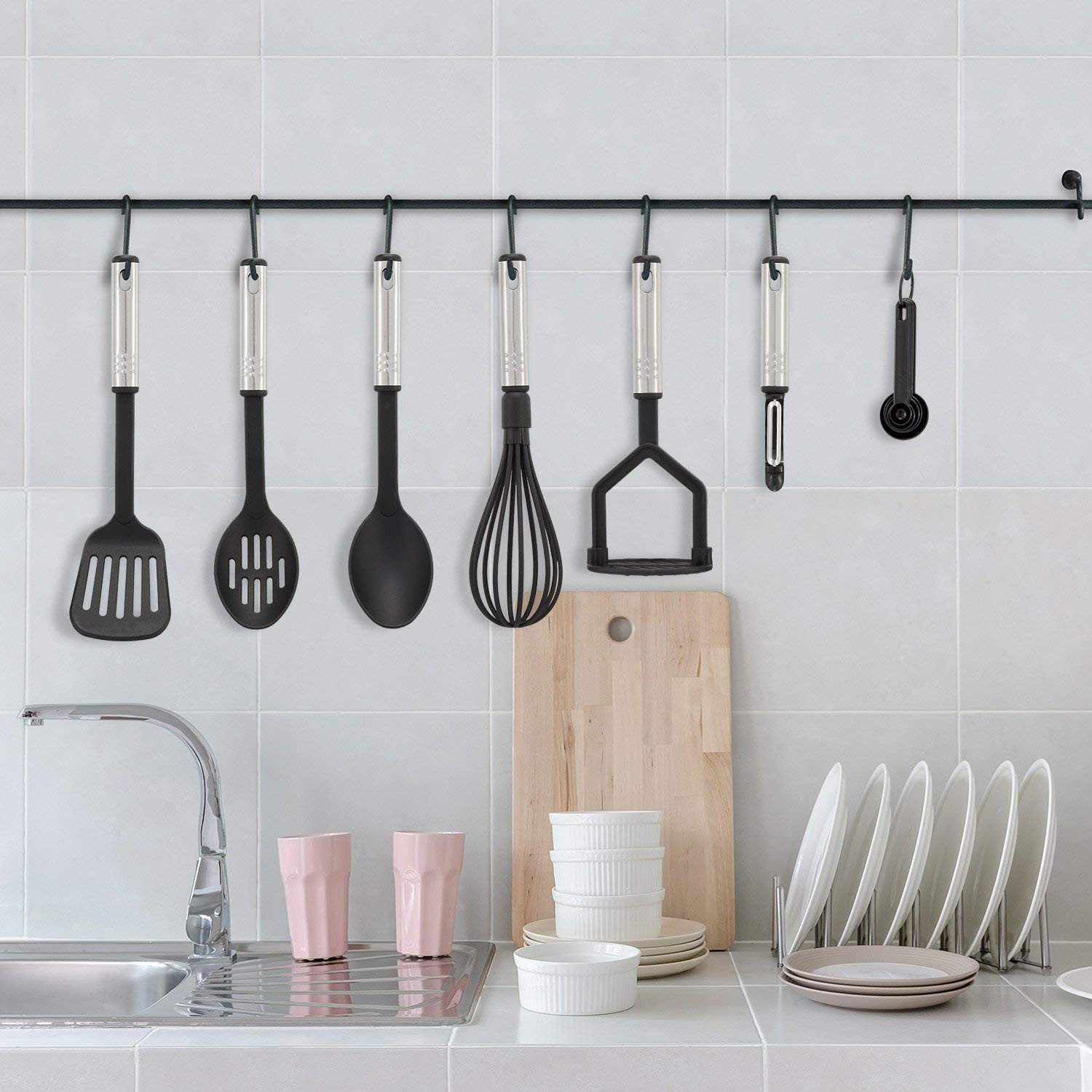 핫세일 42종 논스틱 내열 나일론 스테인리스 스틸 주방 - Kitchen Gadgets Tools 리뷰 및 가격