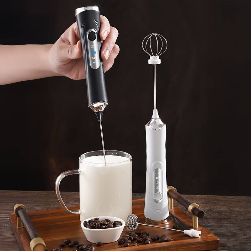 무선 전기 우유 거품기 및 계란 거품기, 타입-C 3단 - Milk Frother 리뷰 및 가격