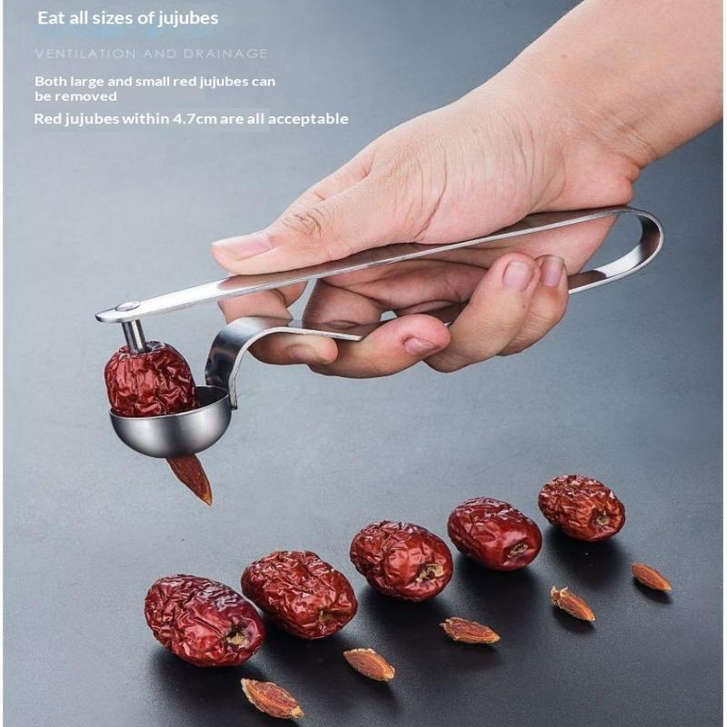 스테인리스 스틸 대추씨 제거기 레드 시드 코어러 주방  - Kitchen Gadgets Tools 리뷰 및 가격