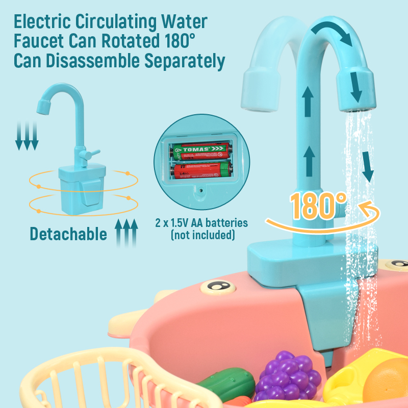 어린이 주방 싱크대 장난감 시뮬레이션 전기 식기세척기  - Kitchen Gadgets For Kids 리뷰 및 가격