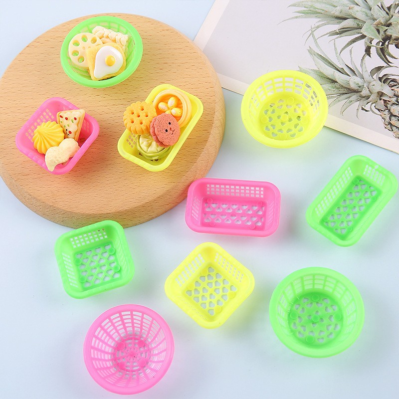 15개 미니어처 박스 트레이 인형의 집 미니 바구니 주 - Kitchen Gadgets For Kids 리뷰 및 가격