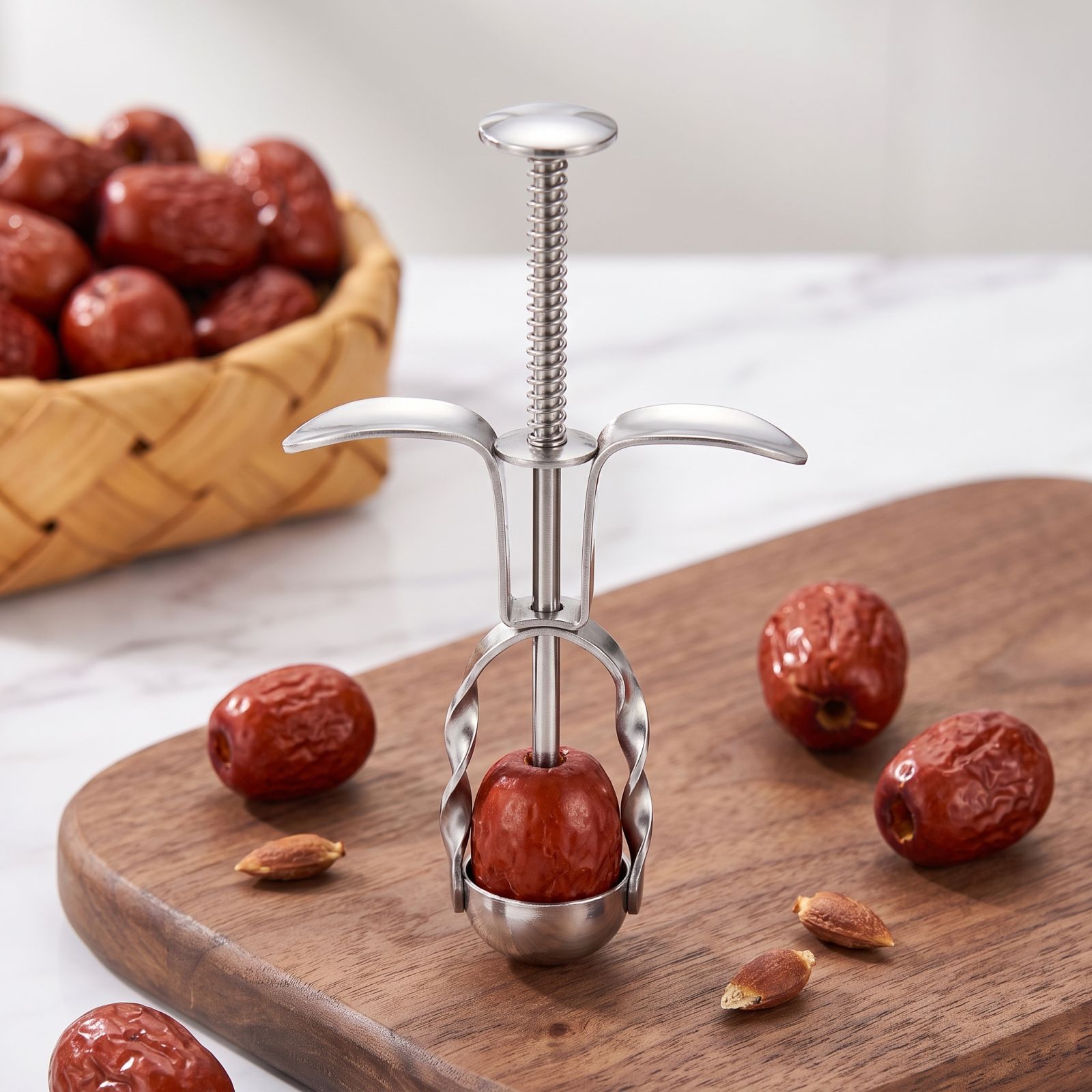 스테인리스 스틸 대추 씨 제거 도구 베이킹, 요리 및  - Kitchen Gadgets Tools 리뷰 및 가격