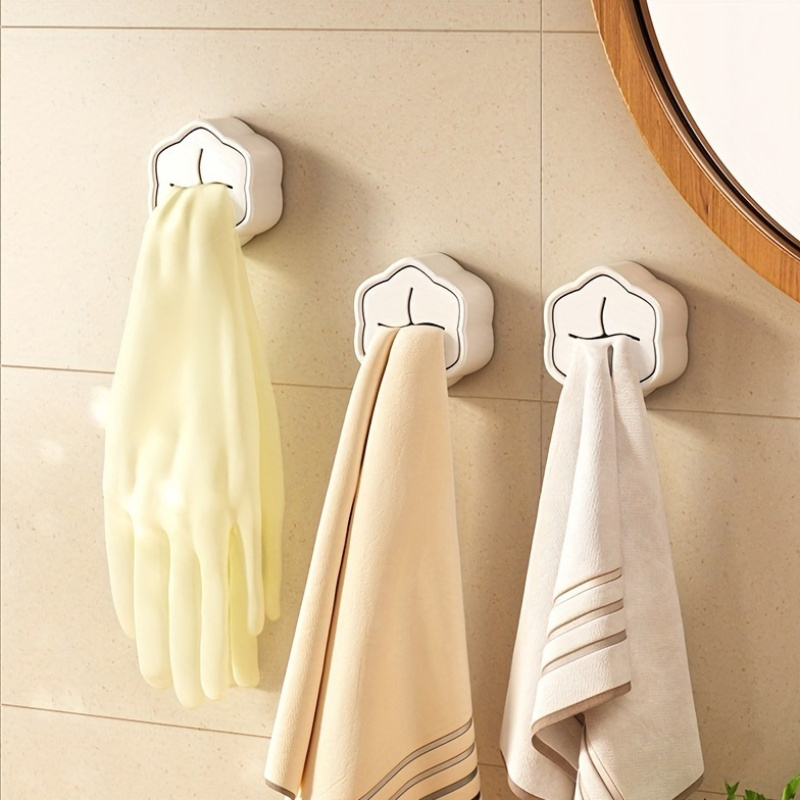 6개입 무타공 접착식 수건걸이, 주방 욕실 수건걸이,  - Kitchen Gadgets Organizer 리뷰 및 가격