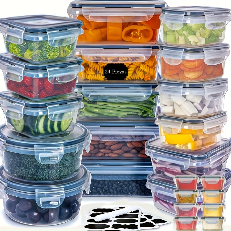 48개 BPA 프리 식품 보관 세트 – 주방, 식료품  - Kitchen Gadgets Organizer 리뷰 및 가격