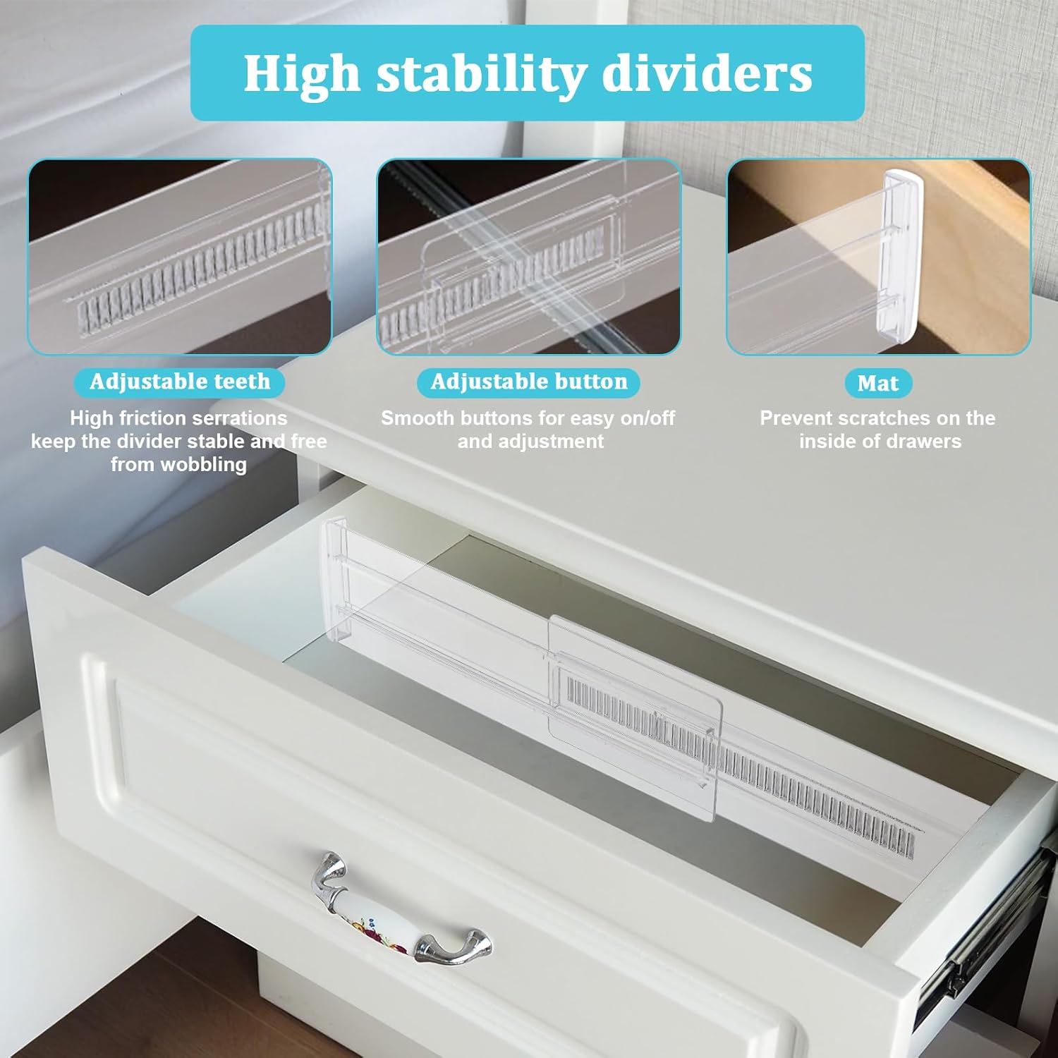 4/6/8/12팩 확장형 서랍 분리대, 주방용품, 침실 - Kitchen Gadgets Organizer 리뷰 및 가격