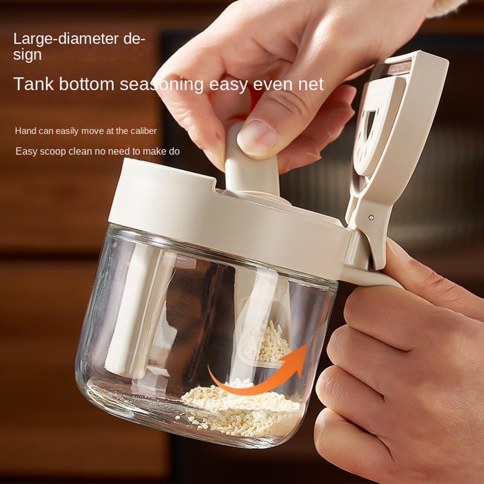 조미료 용기 누출 방지 소금 보관함(숟가락 포함) 주방 - Kitchen Gadgets Organizer 리뷰 및 가격
