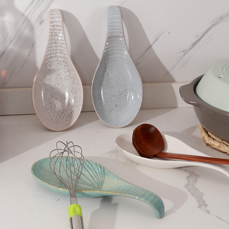 세라믹 스푼 받침대(스토브탑용), 주방 조리대용 스푼  - Kitchen Utensil Holder 리뷰 및 가격